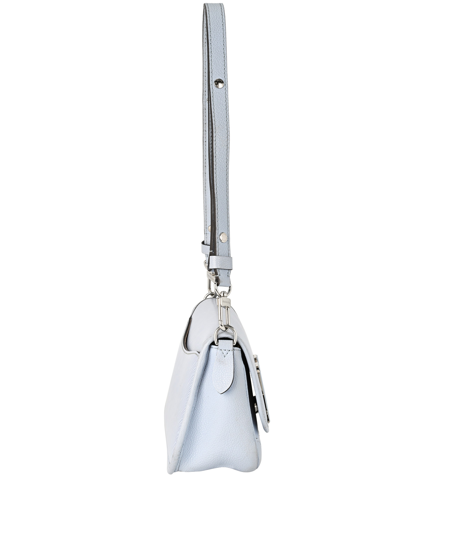 Buci Shoulder Bag, &pound;1,200, Handbags, Light Blue, Leather, Side view